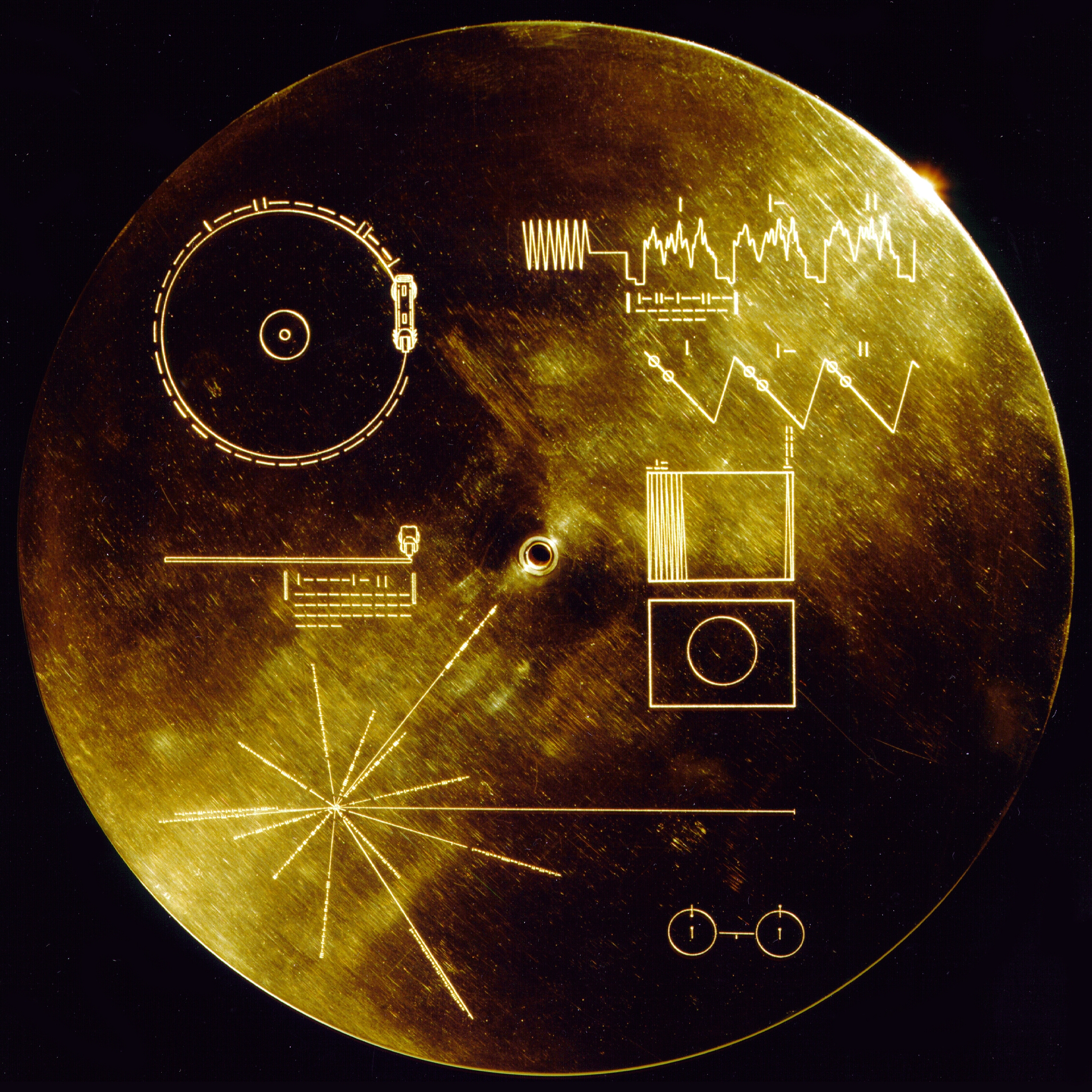 Voyager 1,2 Golden Record Cover